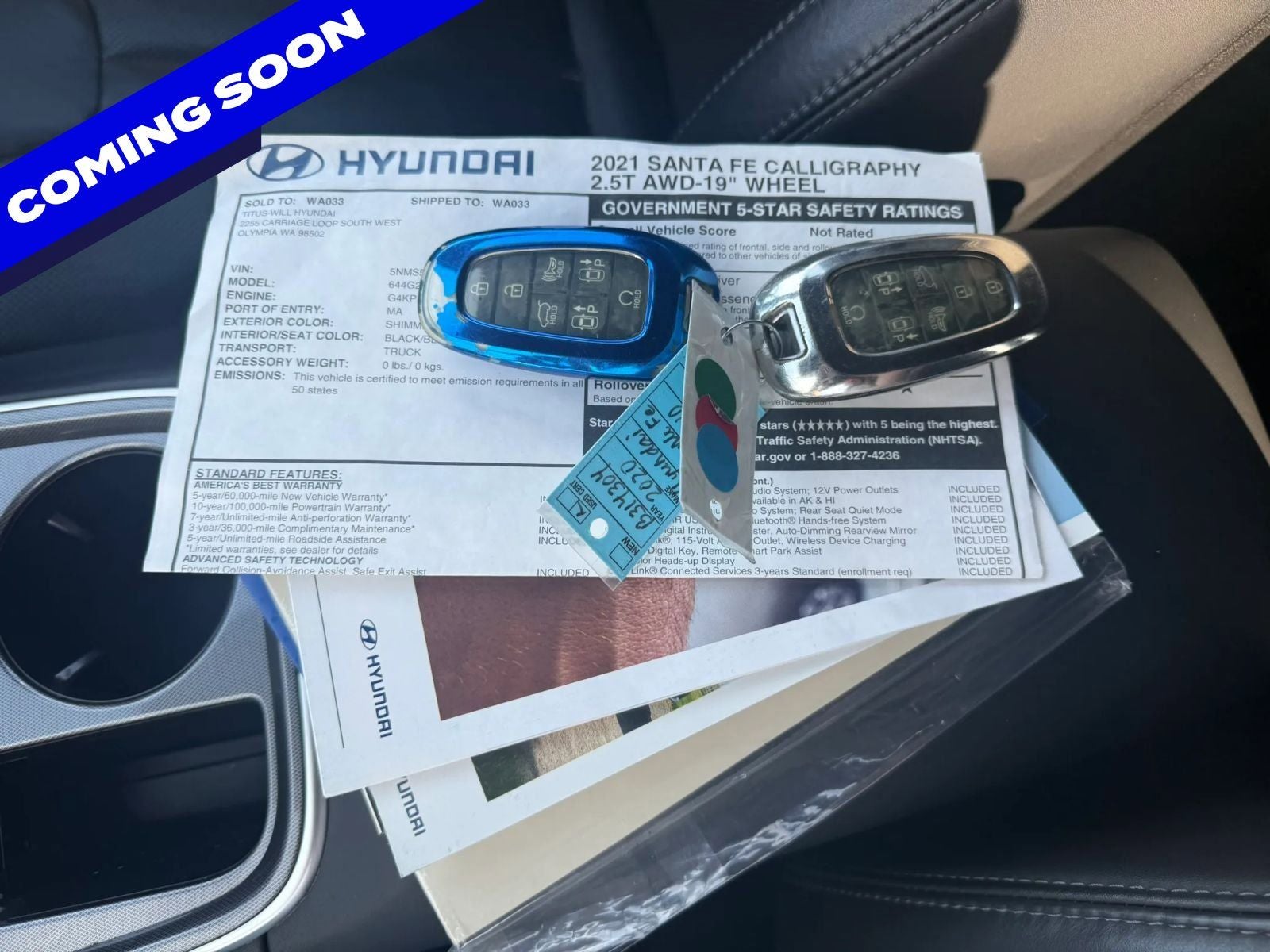 2021 Hyundai Santa Fe Calligraphy