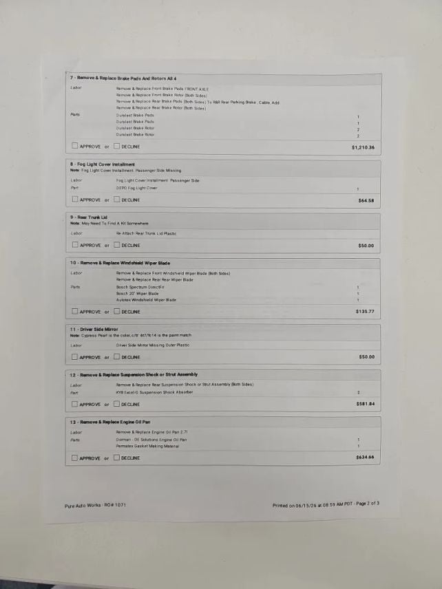 2012 Toyota Sienna LE Minivan 4D