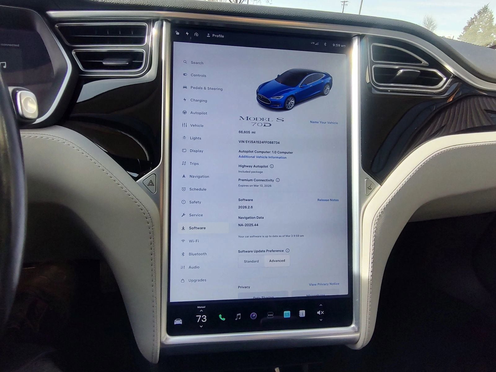 2015 Tesla Model S 70D